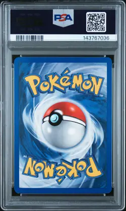 2000 POKEMON PIKACHU WORLD COLL DUTCH #4 PIKACHU MOVIE PROMO PSA 7 - Image 2