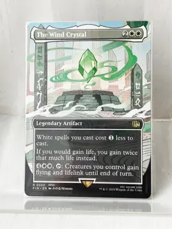 The Wind Crystal 0043 (Non-Foil Borderless) Card FIN Magic MtG Final Fantasy - Image 1