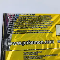 Pokemon Unified Minds Sun & Moon 3 Card Mini Booster Pack (Sealed) - Image 3