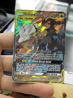 Reshiram & Zekrom GX 157/236 Cosmic Eclipse 2019 Tag Team Pokemon Card TCG - Image 3