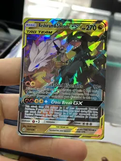 Reshiram & Zekrom GX 157/236 Cosmic Eclipse 2019 Tag Team Pokemon Card TCG - Image 4