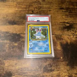 Pokemon Neo Genesis 1st Edition Azumarill Holo 2/111-PSA 7 NM! NICE SWIRL! - Image 2