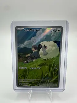 Pokemon TCG Hops Wooloo 170/159 Journey Together NM/Mint Condition - Image 1