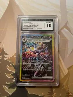 2024 POKEMON JPN #203/187 CERULEDGE EX CGC 10 GEM MINT - Image 1