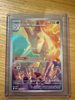 Rapidash 189/182 Illustration Rare IR Holo Sv: Destined Rivals Pokemon TCG Card - Image 1