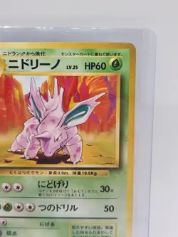 Pokemon TCG Nidorino Base Set Card No. 033 Pocket Monsters Japanese Uncommon - Image 3