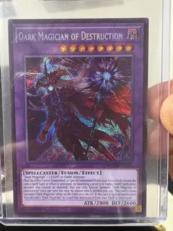 Yugioh! Dark Magician of Destruction Maze of the Muertos MZMU-EN011 Secret Rare - Image 1