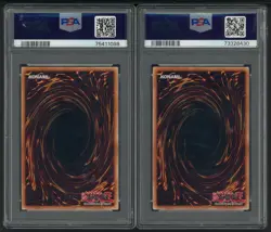 Lot of (2) 2022 Yu-Gi-Oh! 1st Edition Dark Magician Girl Dark Magician PSA 9 - Image 2
