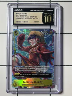 Monkey.D.Luffy illustration Box Promo Vol.3 OP07-109 CGC Pristine 10 - Image 1