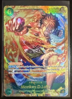 Monkey D Luffy SEC OP13-118 Carrying on His Will One Piece English NM - Image 1