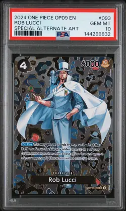 2024 ONE PIECE OP09-EMPERORS IN THE NEW WORLD #093 ROB LUCCI PSA 10 - Image 1