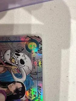 Bandai One Piece CCG Boa Hancock OP07-051 Super Rare Foil Parallel Manga - Image 3