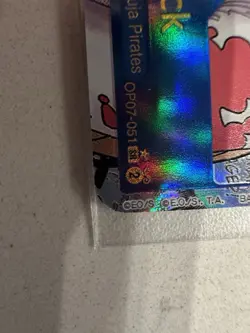 Bandai One Piece CCG Boa Hancock OP07-051 Super Rare Foil Parallel Manga - Image 5