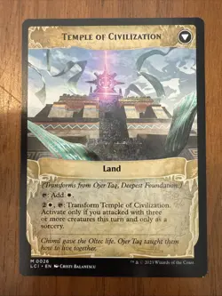 Ojer Taq Deepest Foundation Temple of Civilization Card MTG Regular Edition - Image 2