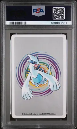 2000 POKEMON SILVER VERSION PLAYING CARDS 5 OF SPADES #019 RATTATA PSA 8 - Image 2