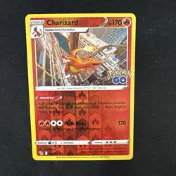Pokemon TCG Charizard 010/078 Pokemon GO Reverse Holo Rare Card - Image 1