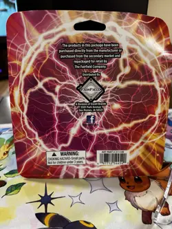 Pokemon TCG Lightning Set 4 Booster Packs Sealed with 1 extra card - Image 2