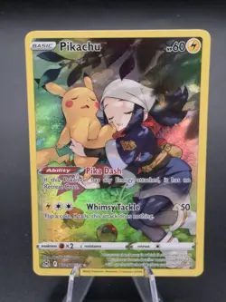 Pokemon TCG - Pikachu TG05/TG30 Lost Origin - Full Art Ultra Rare Holo Card - Image 1