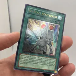 Yugioh Trading Card: Tri-Blaze Accelerator FOTB-EN041 Ultimate Rare 1st Ed LP - Image 3