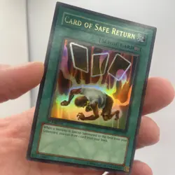 Yugioh Card of Safe Return 1st Edition Ultra Rare LON-029 LP/NM - Image 2