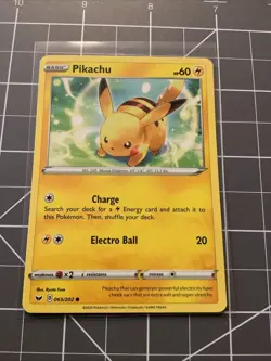 Pikachu 65/202 - Sword & Shield Base - Common - Pokemon Card - Pack Fresh Mint - Image 1