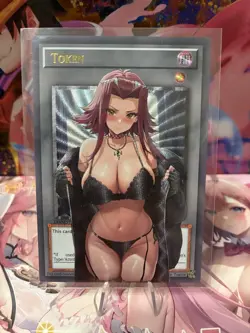 Holo Beautiful Waifu Proxy Card Goddess Story CCG Anime Manga Sexy - Image 1