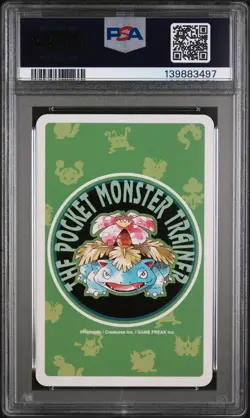 1996 POKEMON GREEN VERSION PLAYING CARDS 2 OF CLUBS #076 GOLEM PSA 10 - Image 2