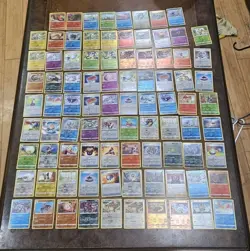Pokemon Assorted Reverse Holo Card Lot - 88 Reverse Holo Cards! - Image 1