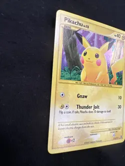 Pikachu 112/111 Rising Rivals Holo Pokemon Card Secret Rare - Image 2