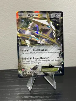 Pokemon Aggron EX 180 HP Holo Rare 94/160 XY Primal Clash Card - Image 1