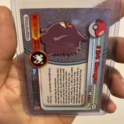 Topps Gengar #94 Pokemon Card Blue Logo Non-Holo 1999 Series 1 TV In Top Loader - Image 2