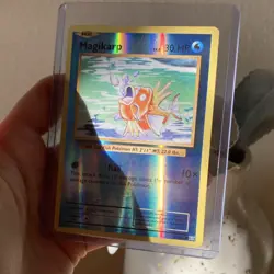 Pokemon Magikarp Evolutions 33/108 Common Reverse Holo Basic 30 HP Card TCG - Image 3
