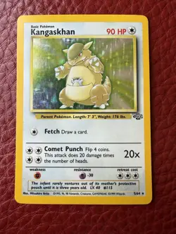 Kangaskhan 5/64 Holo Jungle Set WOTC 1999 Pokemon Card LP Vintage Rare - Image 1