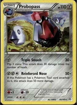 Probopass Rare XY Primal Clash 95/160 Metal Normal Pokemon Card - Image 1