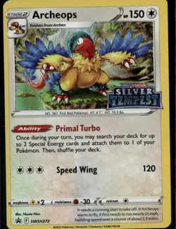 Archeops Prerelease Promo SWSH: Sword & Shield Promo Cards SWSH272 Psychic Holo - Image 1