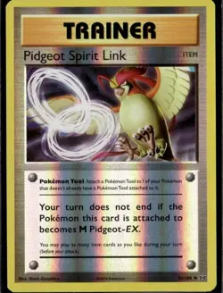 Pidgeot Spirit Link Uncommon XY Evolutions 81/108 Tool Reverse Holo Pokemon Card - Image 1