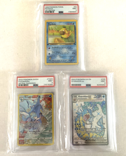 Pokemon Card Vintage Modern PSA Graded 1st Edition Psyduck, Kingdra, Gyarados - Image 1