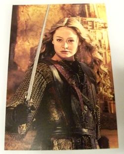 Lord of the Rings CCG TCG card 2004 PostCard SDCC Comic Con - Eowyn - - Image 1