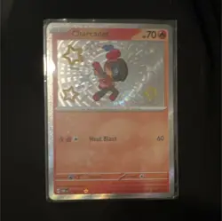 Pokemon Charcadet 114/091 SV: Paldean Fates Shiny Rare 70HP Basic Holo Card - Image 1