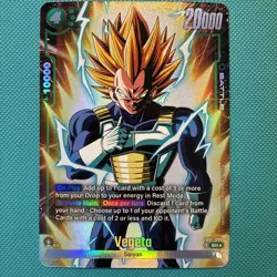 Dragon Ball Super Card Game Fusion World Vegeta FB01-096 Alt Alternate Art - Image 1