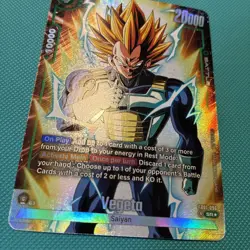 Dragon Ball Super Card Game Fusion World Vegeta FB01-096 Alt Alternate Art - Image 2