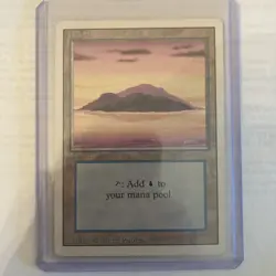 Magic the Gathering - Unlimited Edition Island - White Border - Image 1