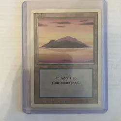 Magic the Gathering - Unlimited Edition Island - White Border - Image 4
