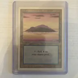 Magic the Gathering - Unlimited Edition Island - White Border - Image 5