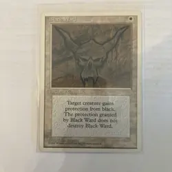 Black Ward - 4th Edition Alternate Set - Magic the Gathering MTG - Image 1