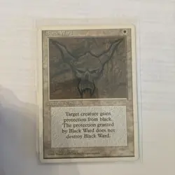 Black Ward - 4th Edition Alternate Set - Magic the Gathering MTG - Image 5