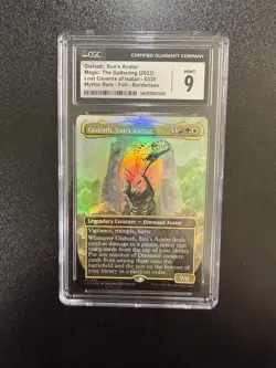 Gishath, Sun's Avatar (Borderless) The Lost Caverns of Ixalan Foil CGC 9 Mint - Image 1
