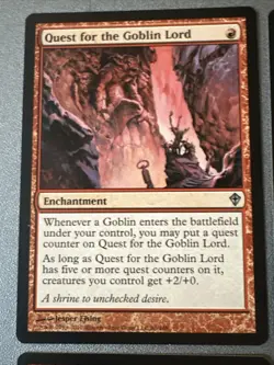 Quest For The Goblin Lord X1 Worldwake Ex Cond See Pics Front Back - Image 4