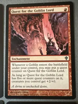 Quest For The Goblin Lord X1 Worldwake Ex Cond See Pics Front Back - Image 5
