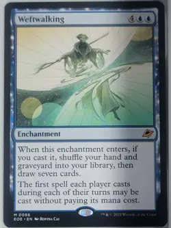 MTG Magic the Gathering Weftwalking (86/426) Edge of Eternities LP - Image 1